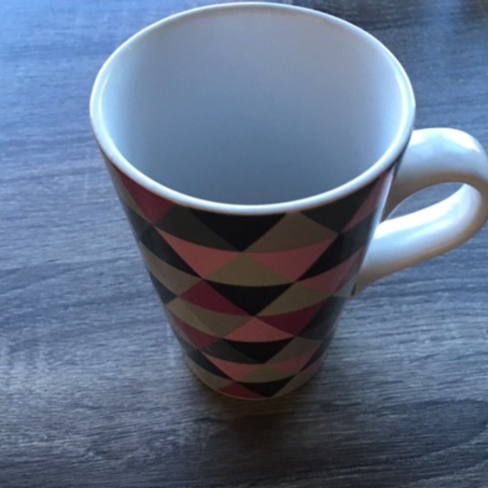large mug.  Great for hot cocoa lovers!